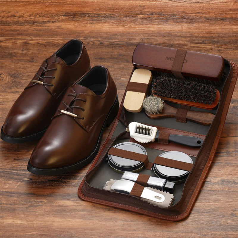 Sneaker Care Kit - Sikat sepatu HorseHair, Set alat pembersih
