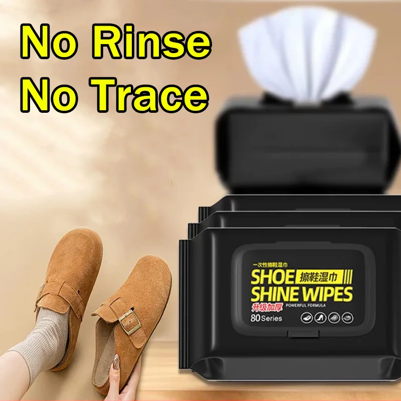 Sneaker Care Kit - Tisu Pembersih Sepatu Portabel Tanpa Bilas,